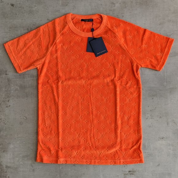 louis vuitton shirt orange